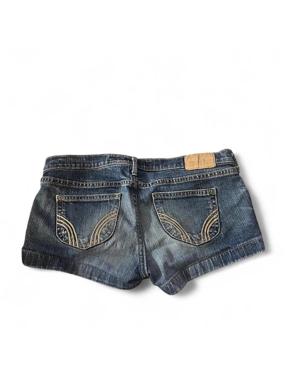 y2k hollister micro denim shorts